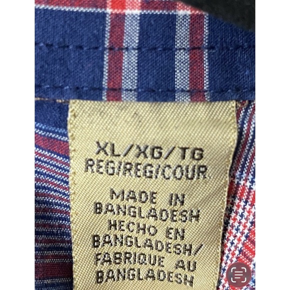 Wrangler Retro Western‎ Pearl Snap Men xL Snap Short Sleeve Stripped - Picture 4 of 7